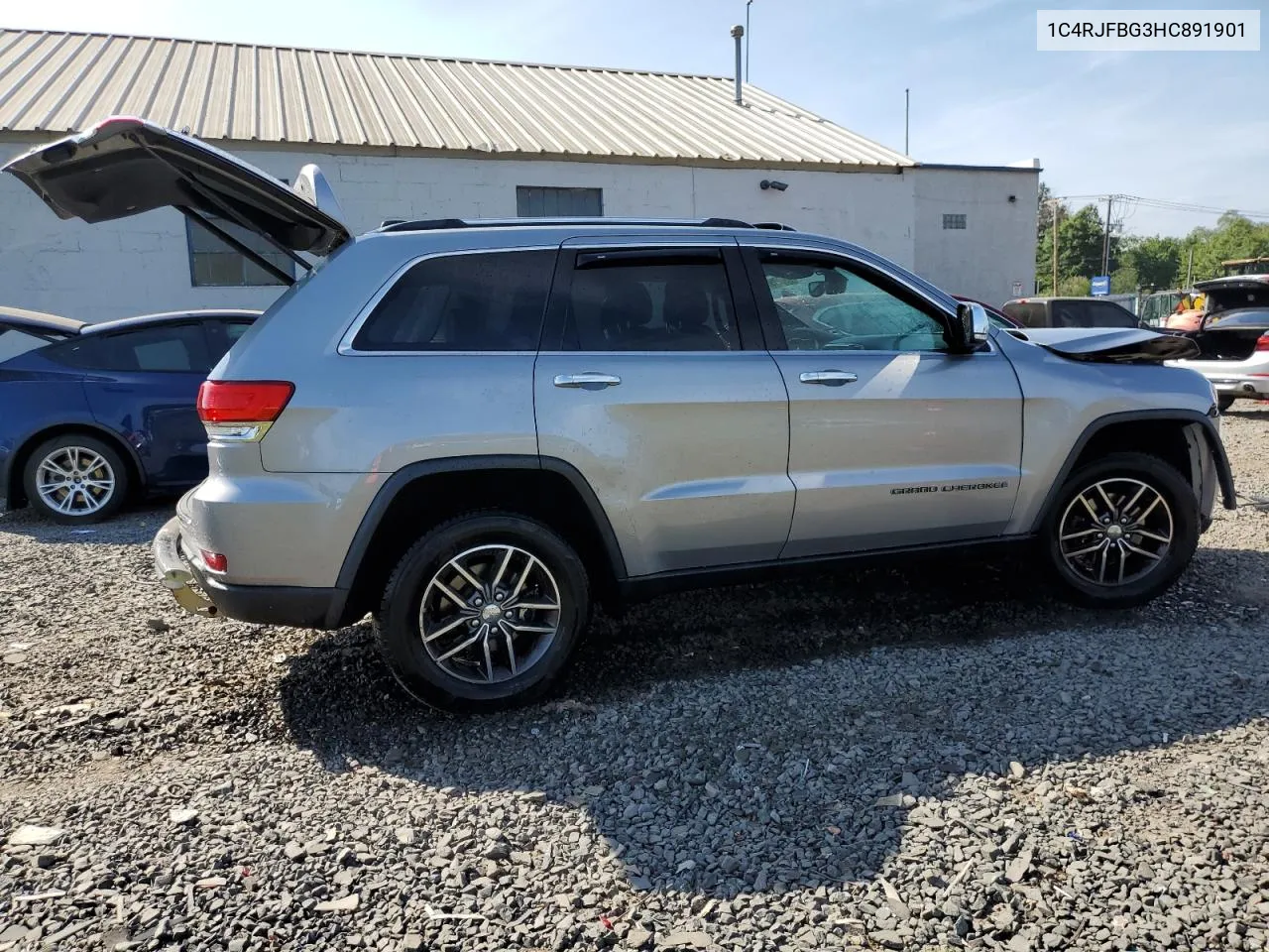 2017 Jeep Grand Cherokee Limited VIN: 1C4RJFBG3HC891901 Lot: 69071974