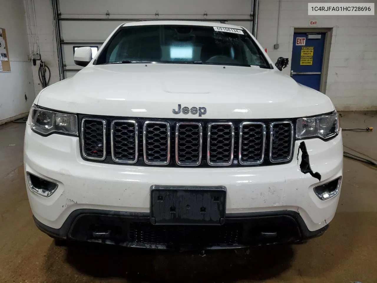 2017 Jeep Grand Cherokee Laredo VIN: 1C4RJFAG1HC728696 Lot: 69108134