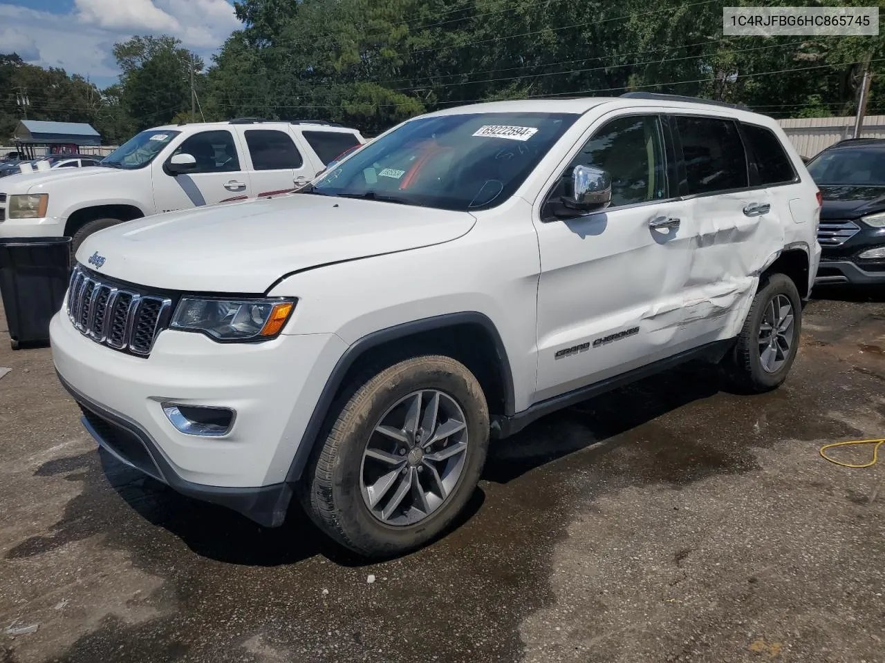 2017 Jeep Grand Cherokee Limited VIN: 1C4RJFBG6HC865745 Lot: 69111684