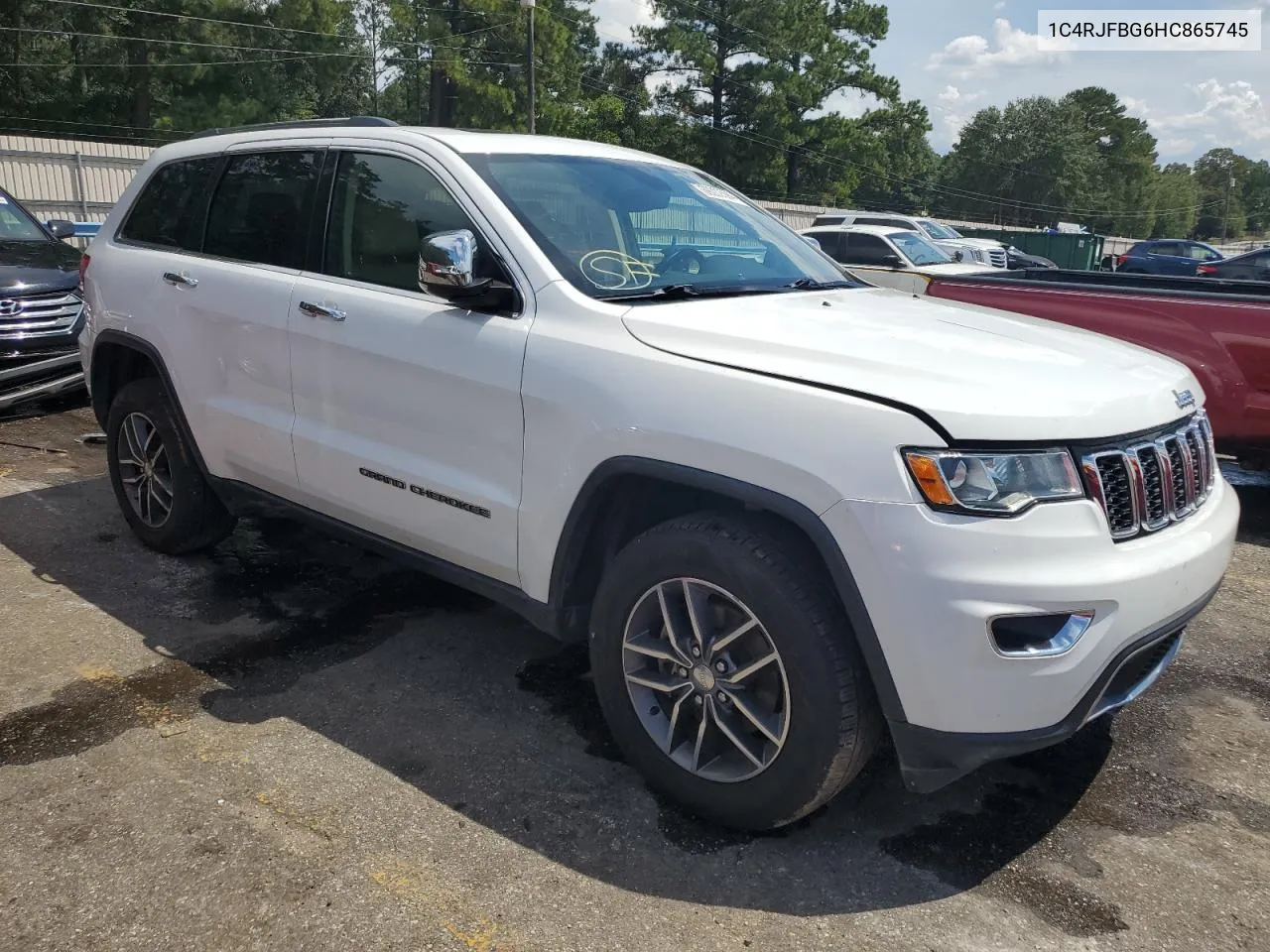 2017 Jeep Grand Cherokee Limited VIN: 1C4RJFBG6HC865745 Lot: 69111684