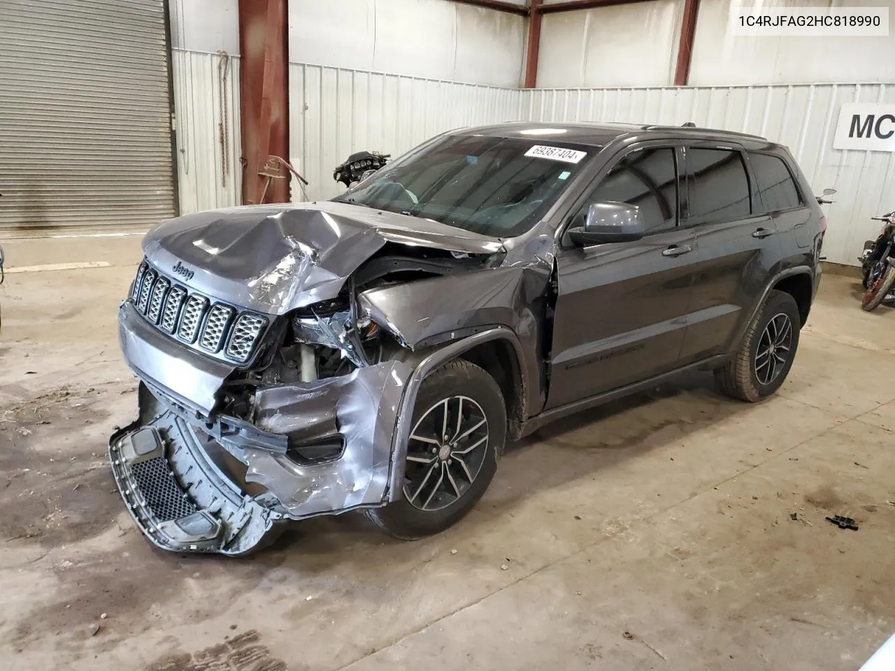 2017 Jeep Grand Cherokee Laredo VIN: 1C4RJFAG2HC818990 Lot: 69387404