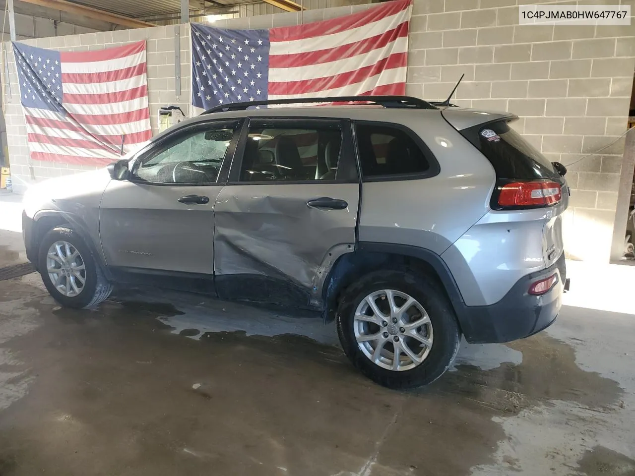 1C4PJMAB0HW647767 2017 Jeep Cherokee Sport