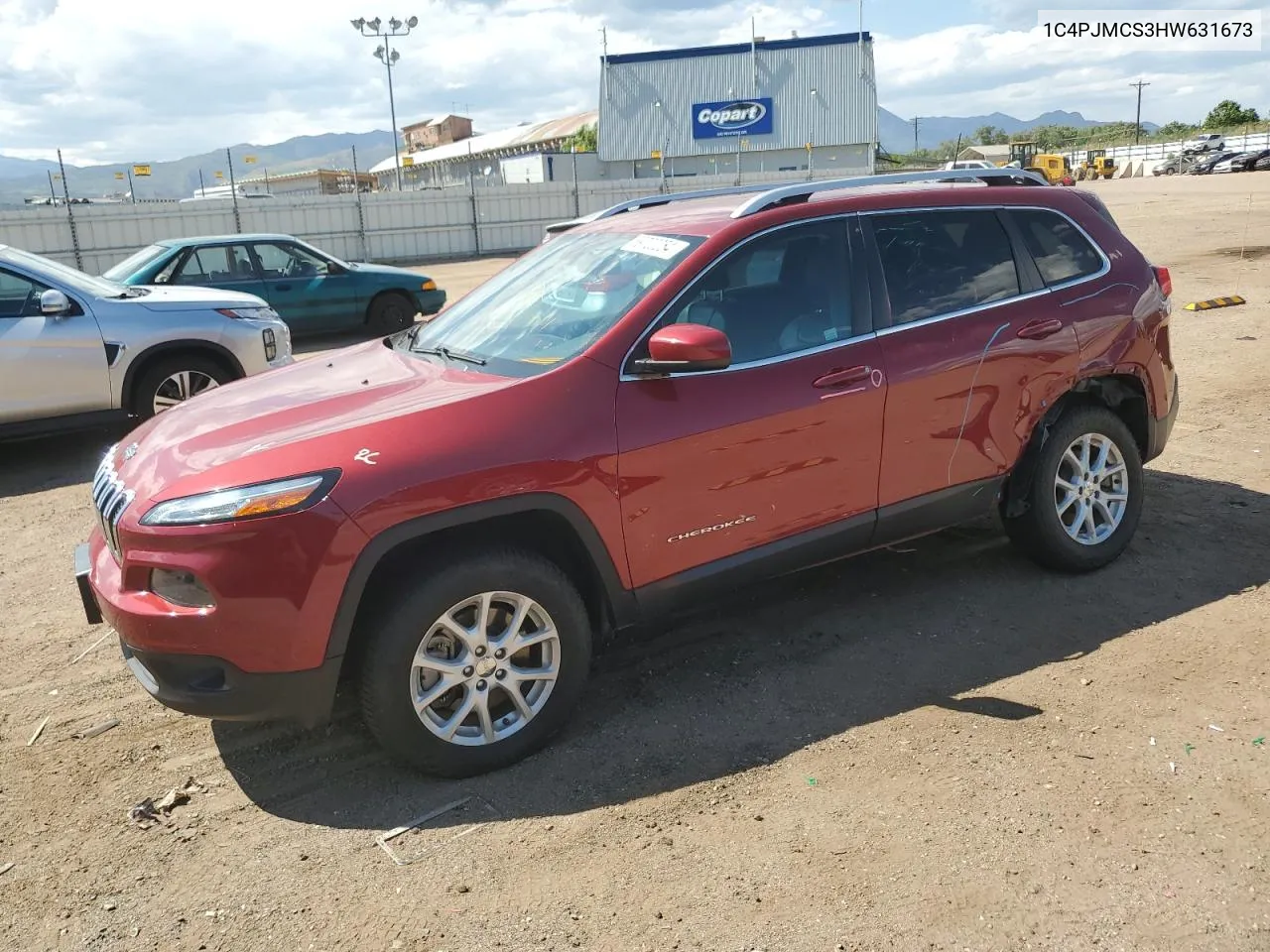 1C4PJMCS3HW631673 2017 Jeep Cherokee Latitude