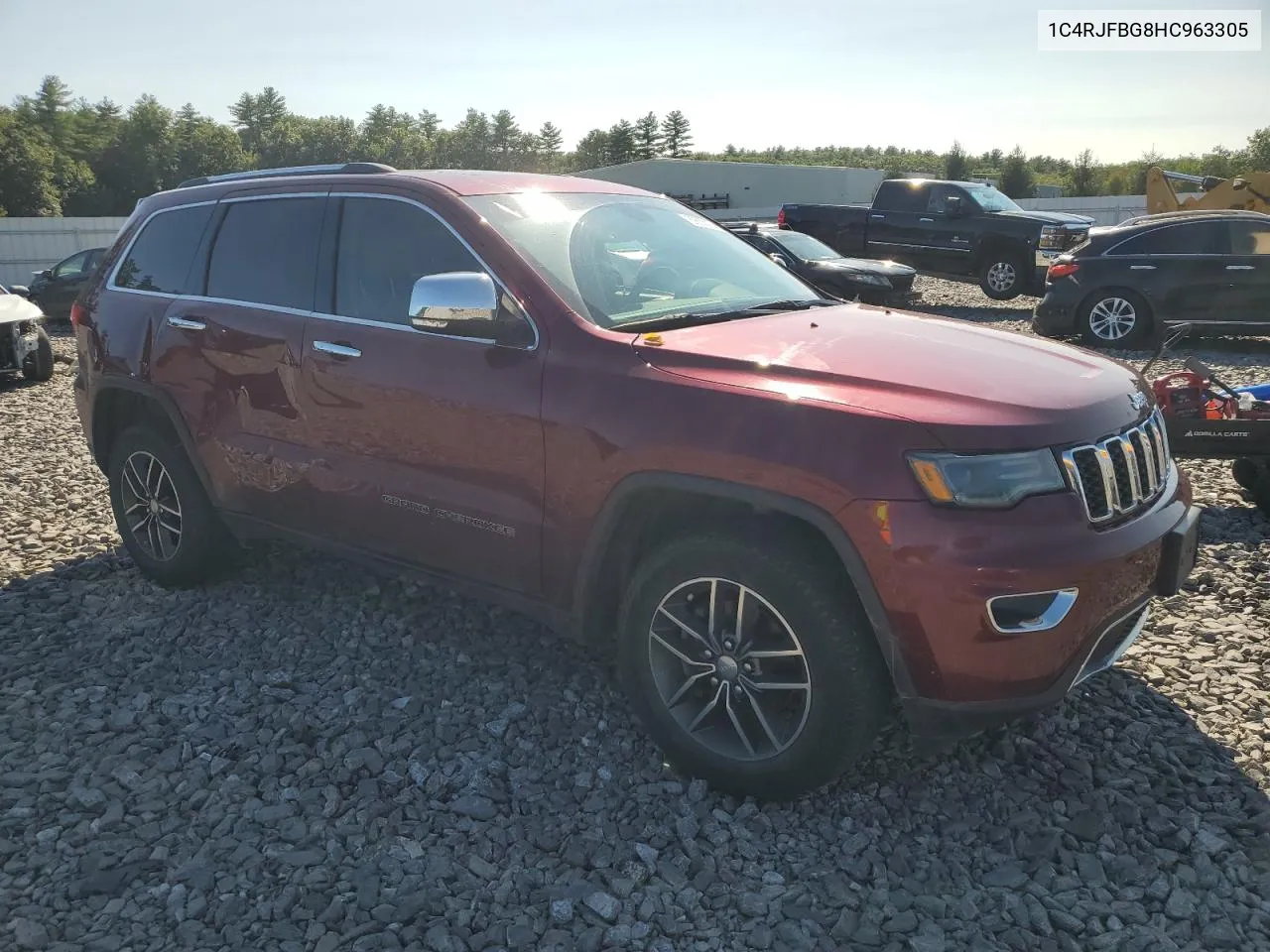 2017 Jeep Grand Cherokee Limited VIN: 1C4RJFBG8HC963305 Lot: 69835274