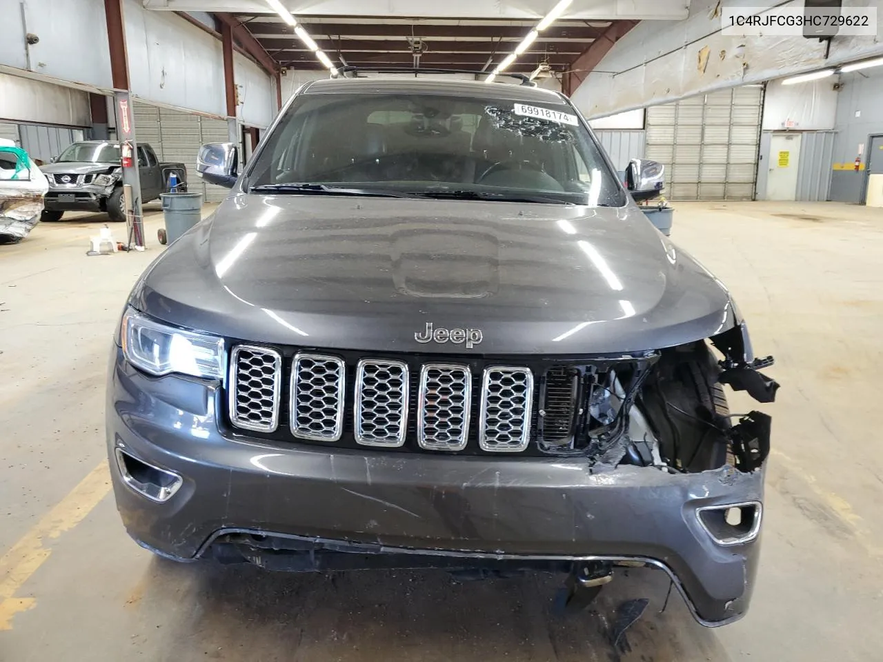 2017 Jeep Grand Cherokee Overland VIN: 1C4RJFCG3HC729622 Lot: 69918174