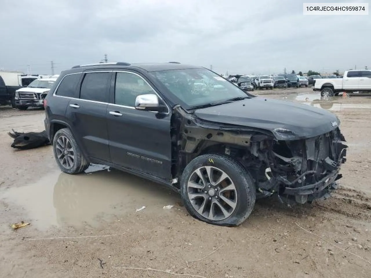 2017 Jeep Grand Cherokee Overland VIN: 1C4RJECG4HC959874 Lot: 69937404