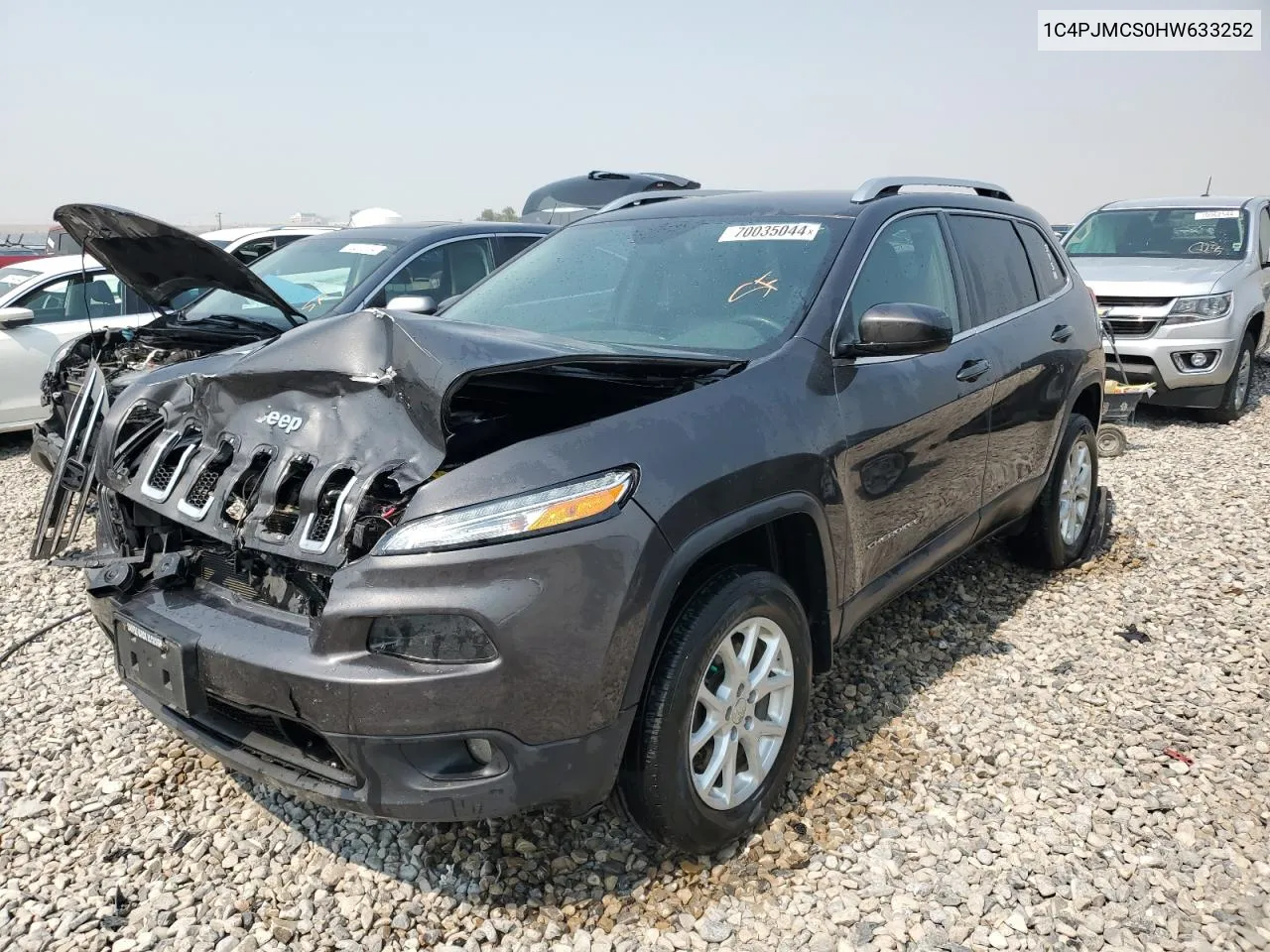 1C4PJMCS0HW633252 2017 Jeep Cherokee Latitude