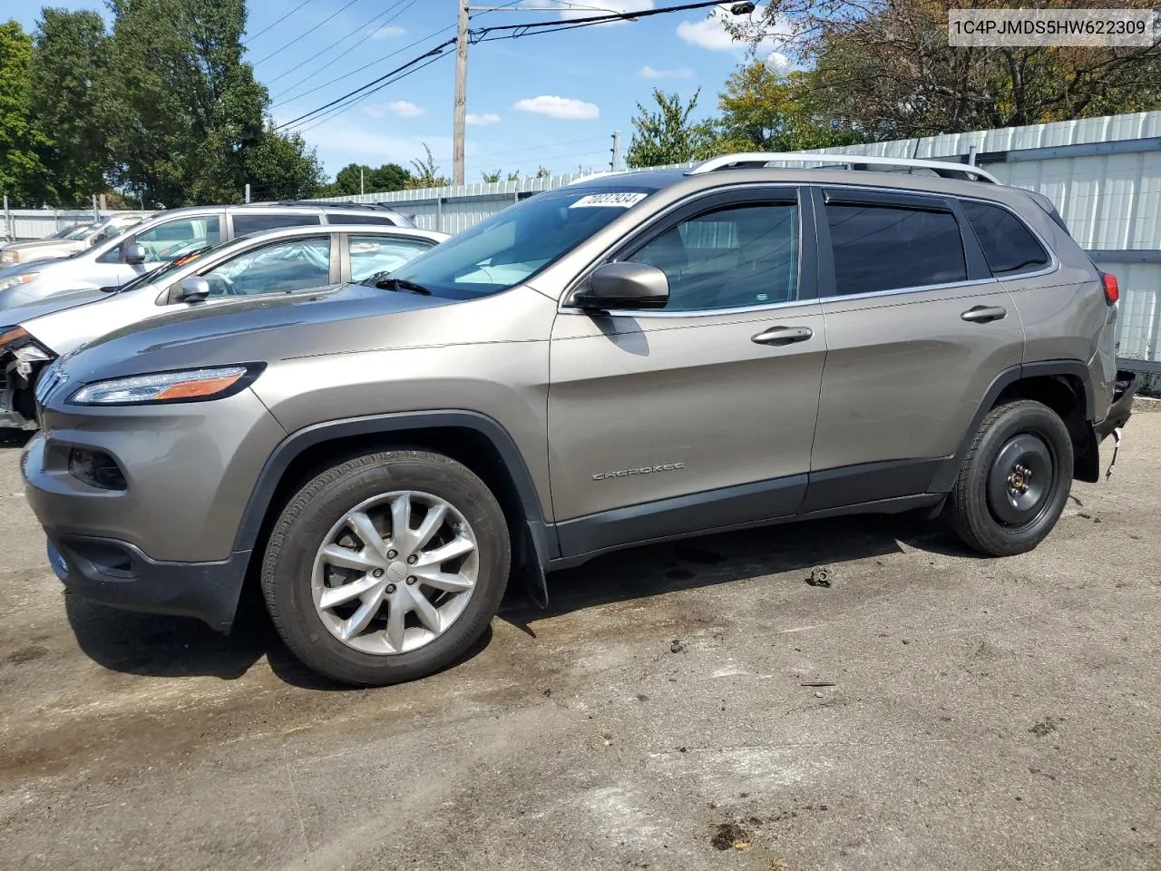 2017 Jeep Cherokee Limited VIN: 1C4PJMDS5HW622309 Lot: 70037934