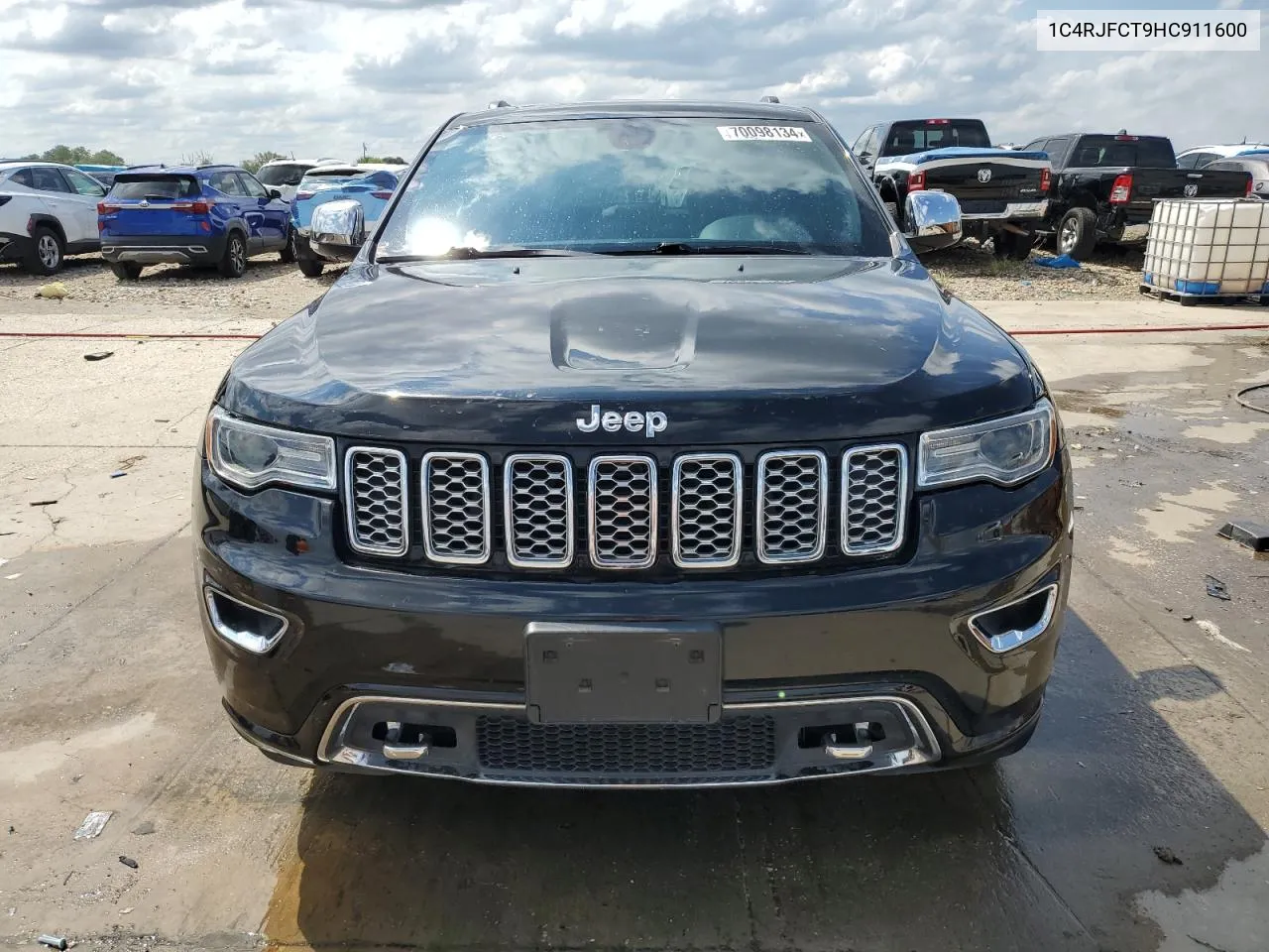 2017 Jeep Grand Cherokee Overland VIN: 1C4RJFCT9HC911600 Lot: 70098134