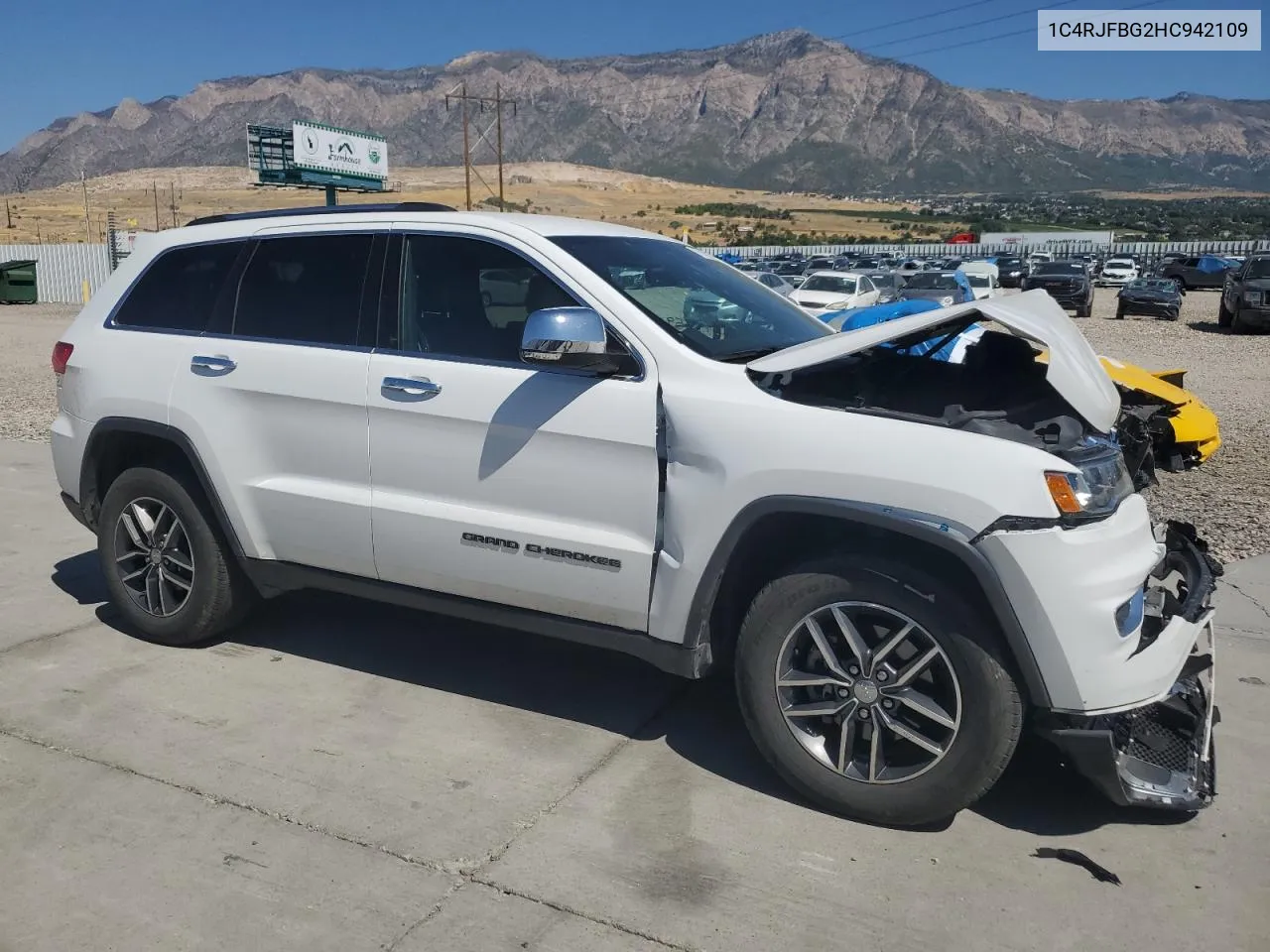 2017 Jeep Grand Cherokee Limited VIN: 1C4RJFBG2HC942109 Lot: 70150504