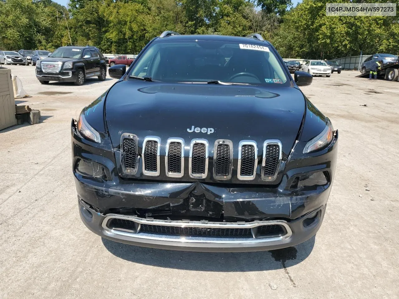 2017 Jeep Cherokee Limited VIN: 1C4PJMDS4HW597273 Lot: 70182494