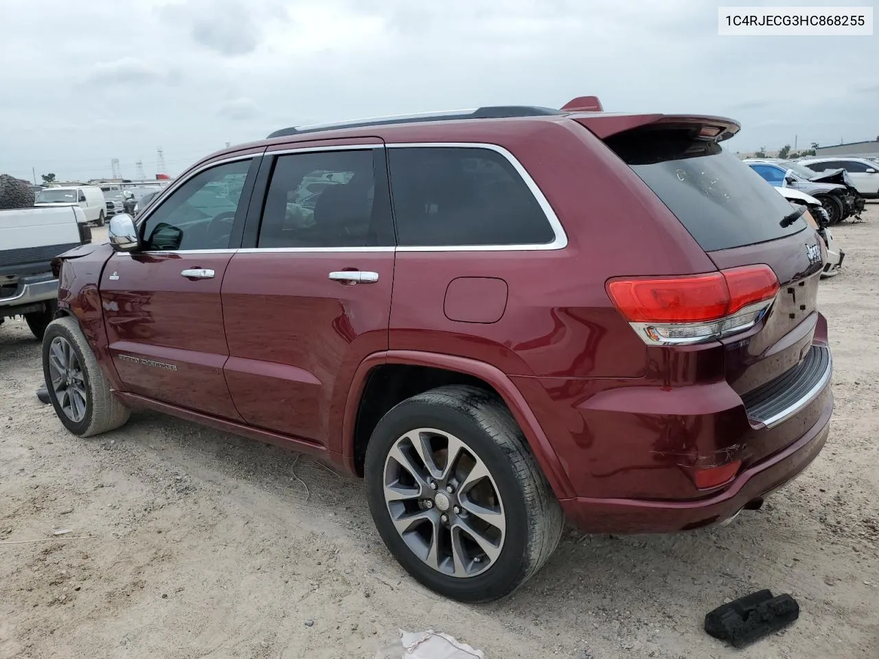 2017 Jeep Grand Cherokee Overland VIN: 1C4RJECG3HC868255 Lot: 70207444