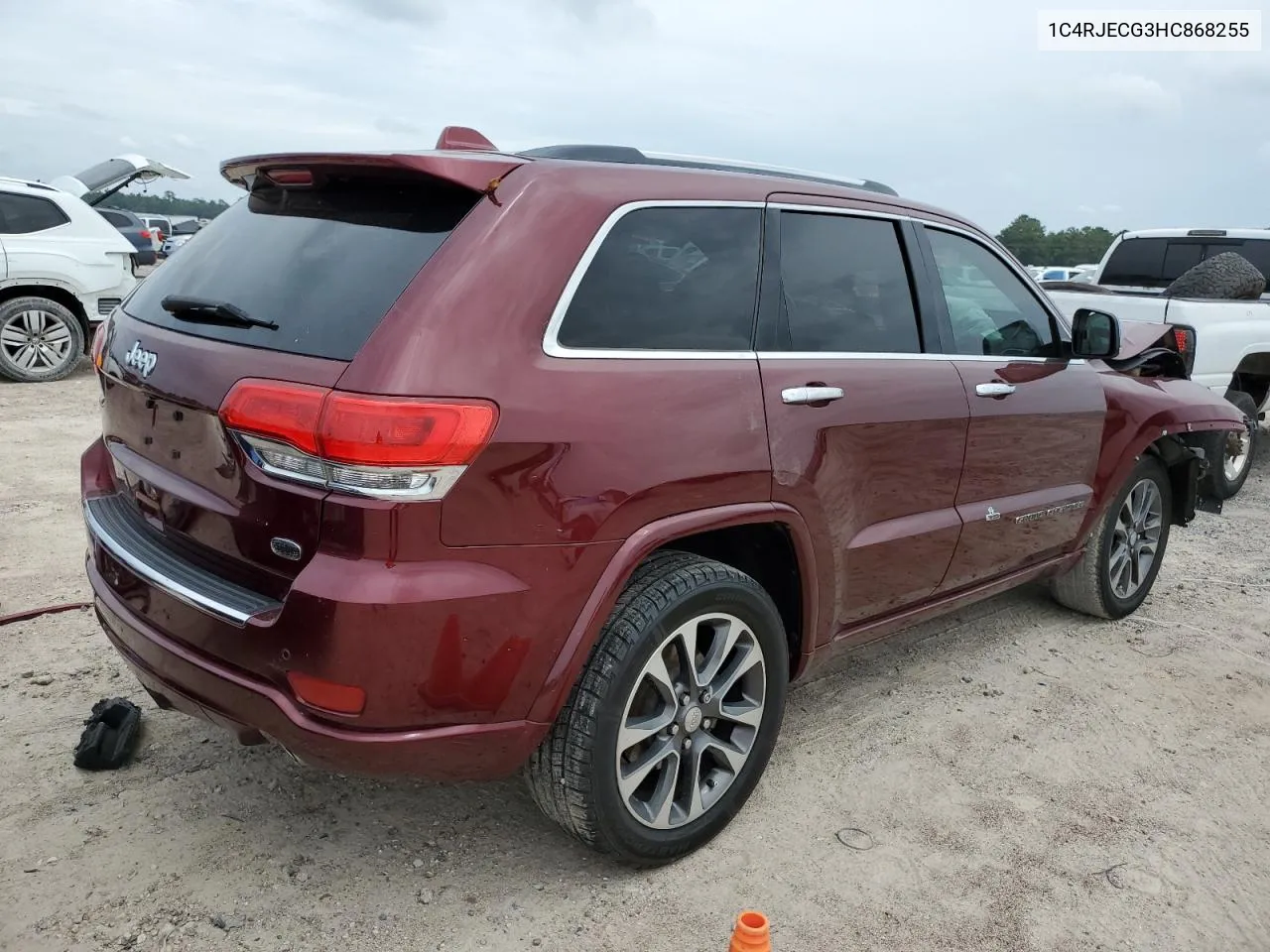 2017 Jeep Grand Cherokee Overland VIN: 1C4RJECG3HC868255 Lot: 70207444