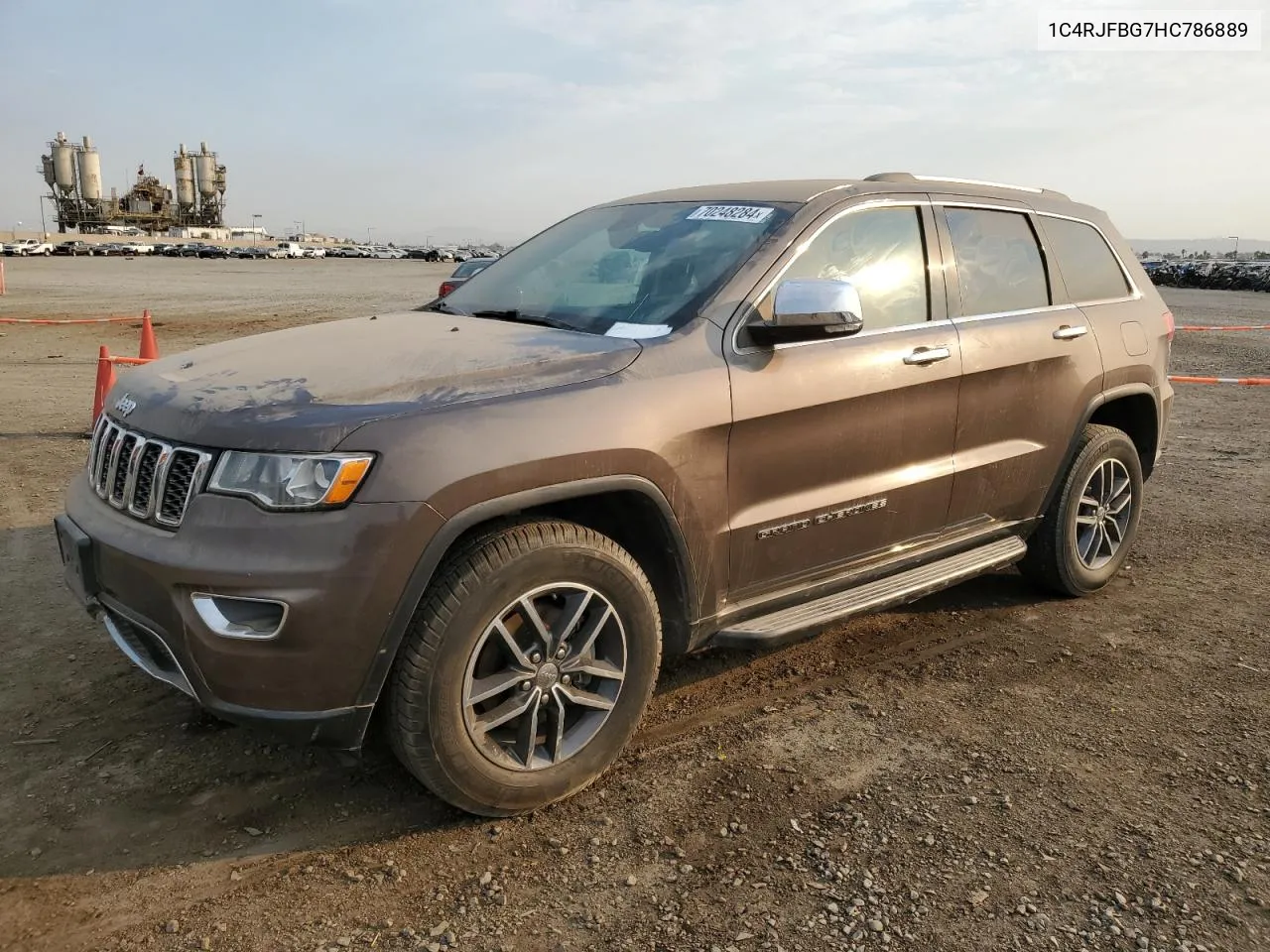 2017 Jeep Grand Cherokee Limited VIN: 1C4RJFBG7HC786889 Lot: 70248284