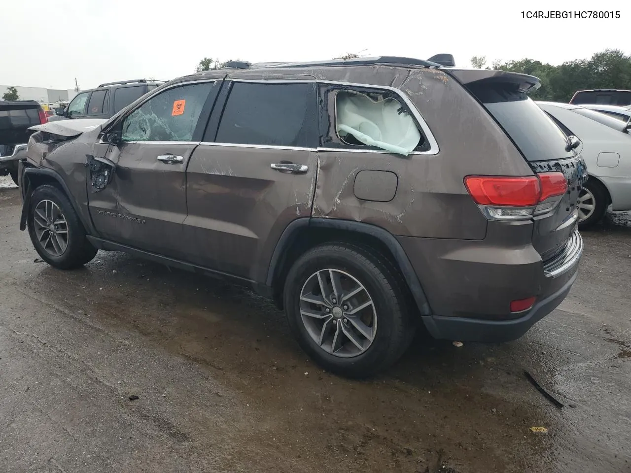 1C4RJEBG1HC780015 2017 Jeep Grand Cherokee Limited