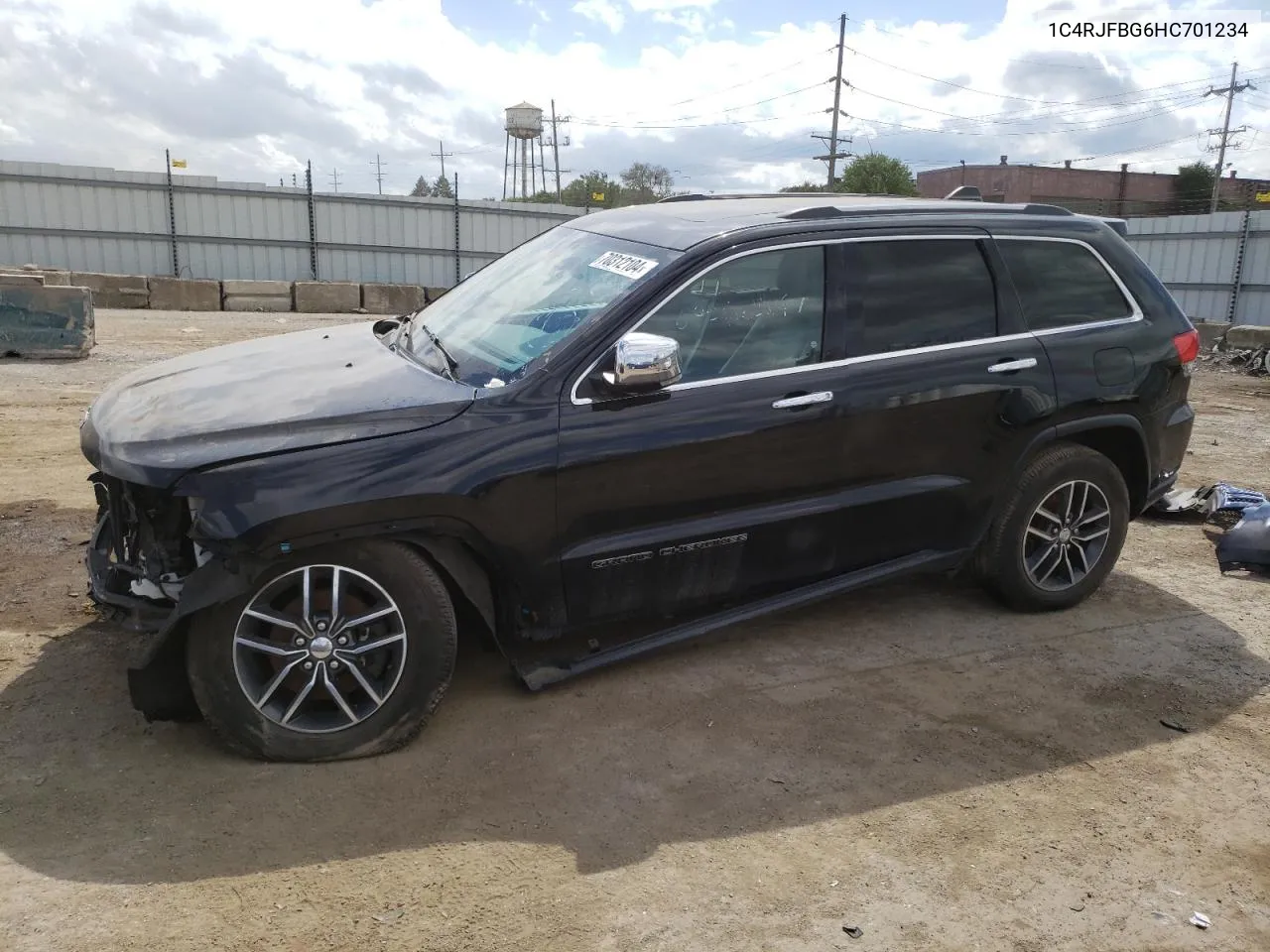 2017 Jeep Grand Cherokee Limited VIN: 1C4RJFBG6HC701234 Lot: 70312104