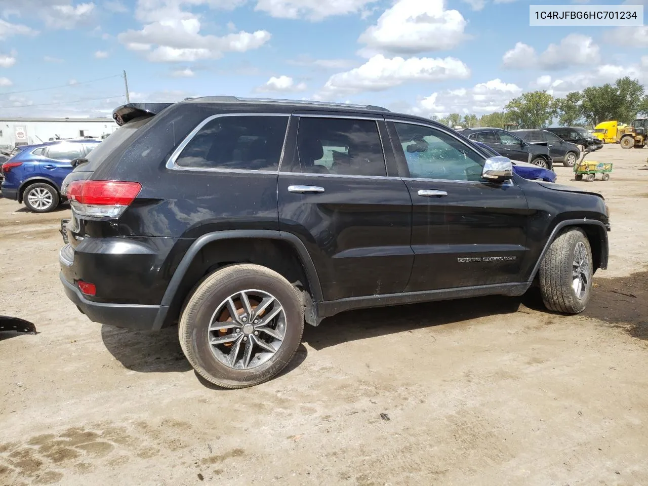 2017 Jeep Grand Cherokee Limited VIN: 1C4RJFBG6HC701234 Lot: 70312104