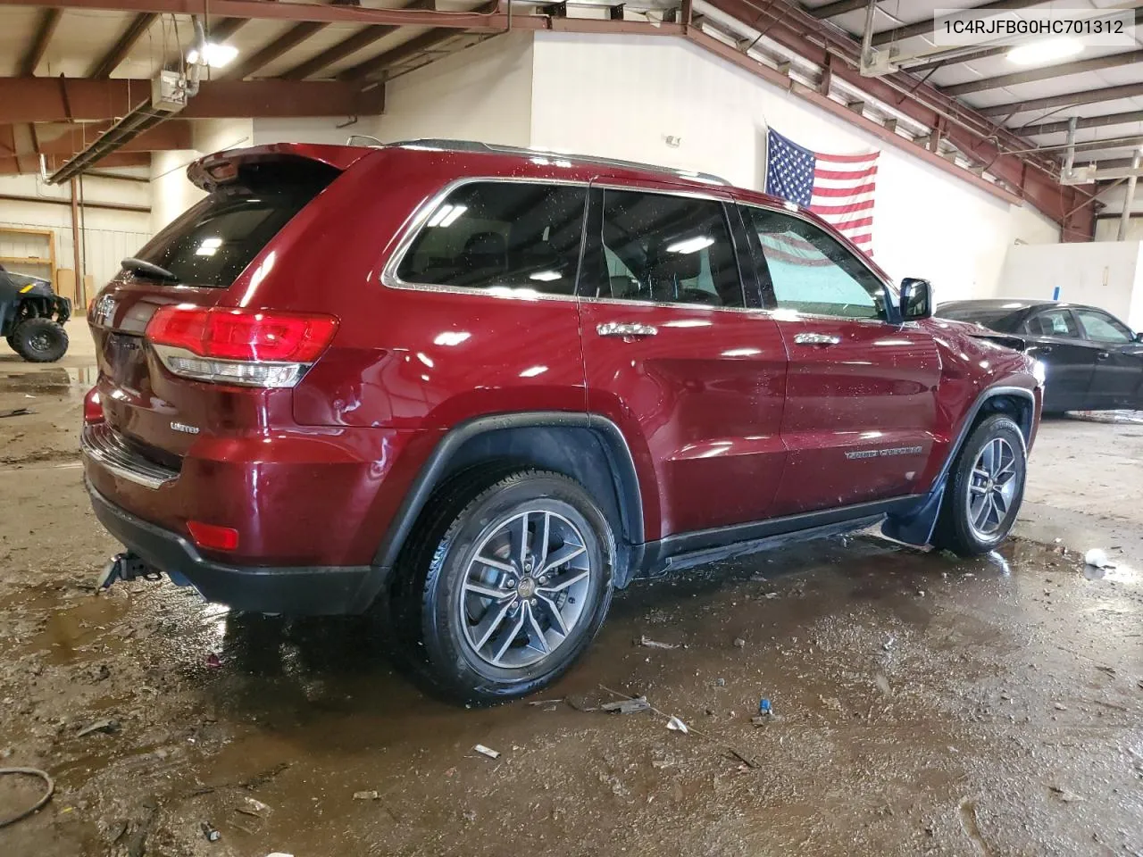 2017 Jeep Grand Cherokee Limited VIN: 1C4RJFBG0HC701312 Lot: 70327804