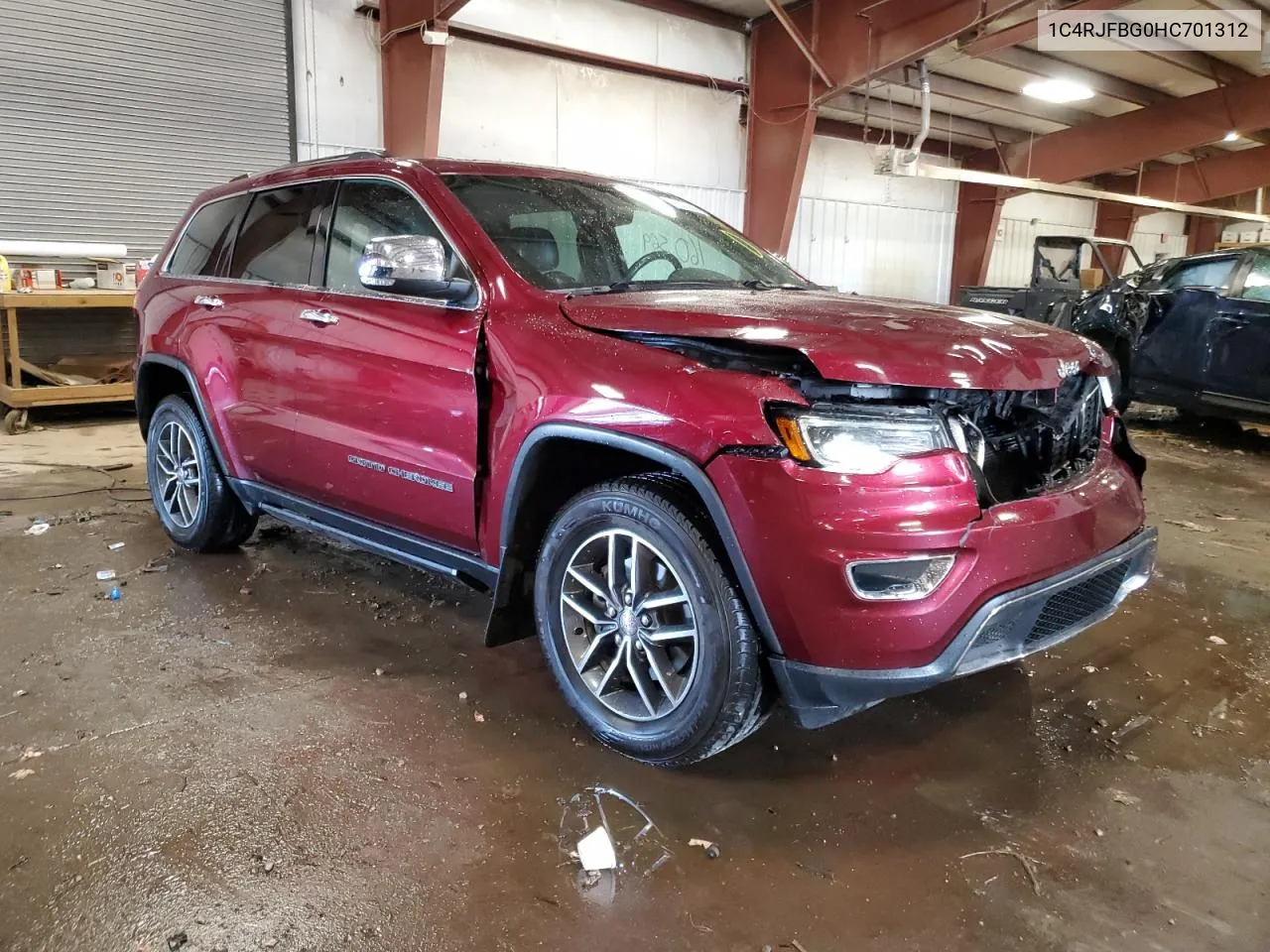 1C4RJFBG0HC701312 2017 Jeep Grand Cherokee Limited