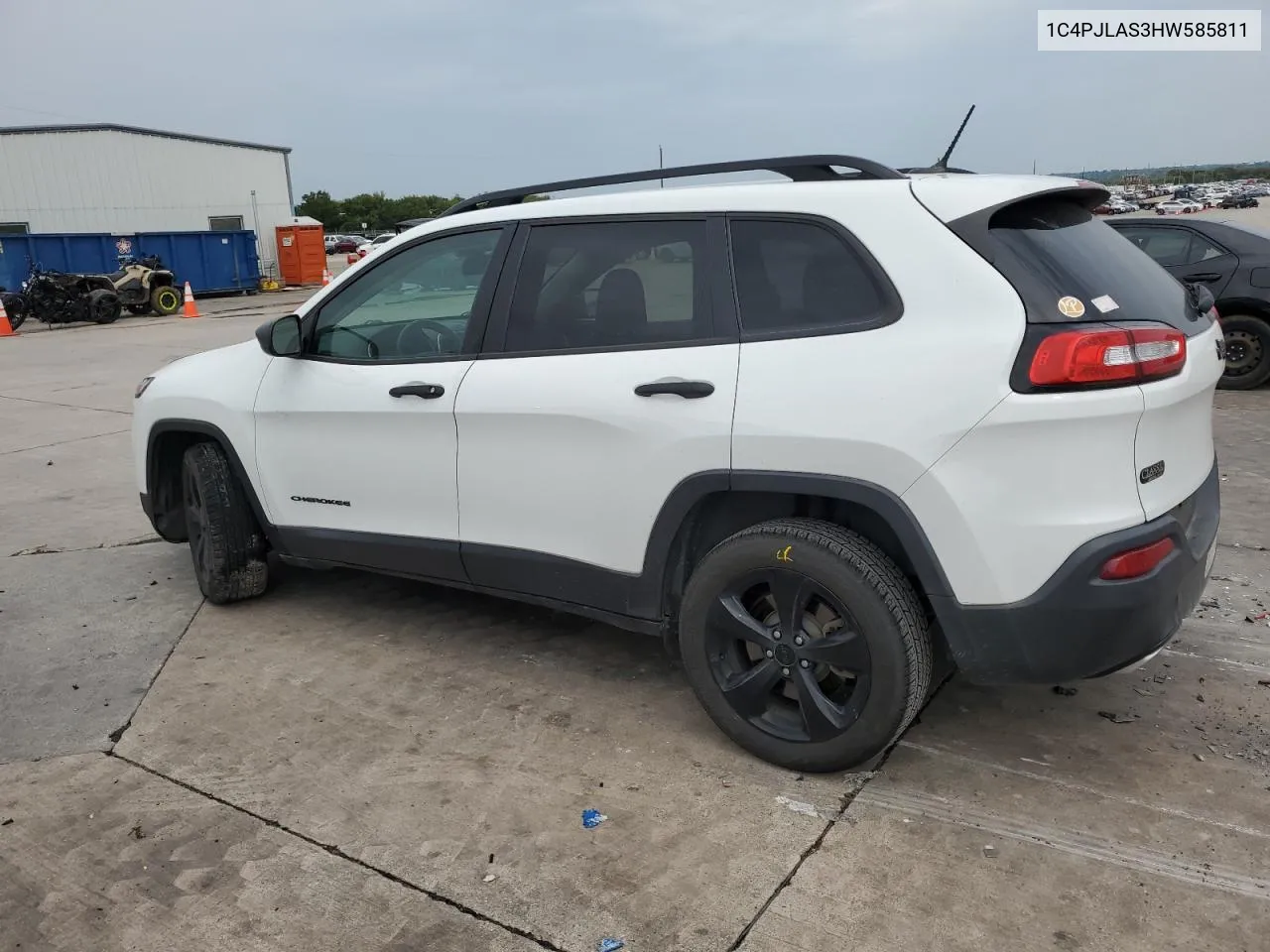 2017 Jeep Cherokee Sport VIN: 1C4PJLAS3HW585811 Lot: 70329244