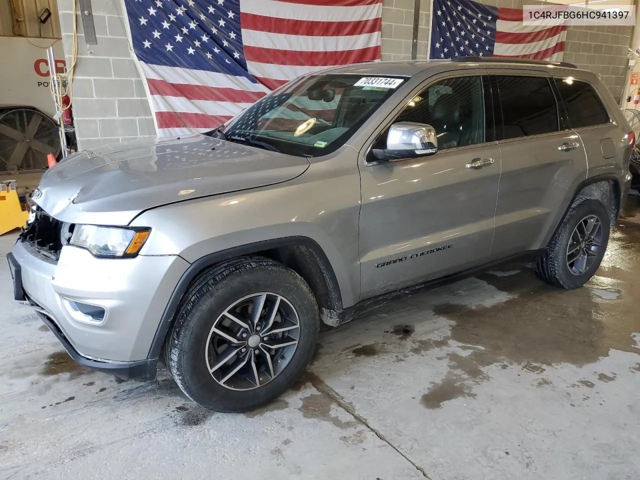 2017 Jeep Grand Cherokee Limited VIN: 1C4RJFBG6HC941397 Lot: 70331744