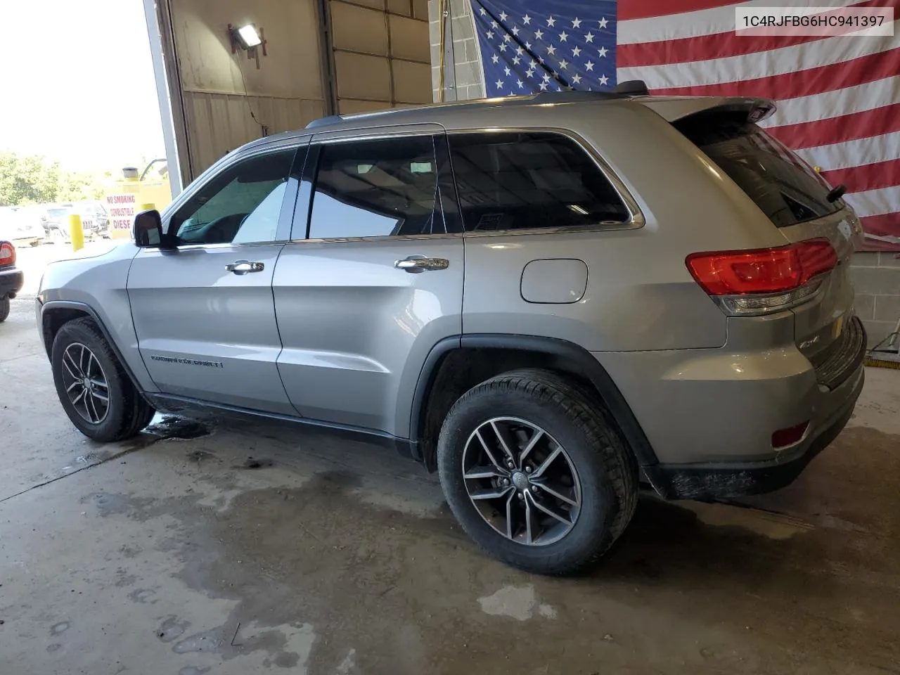 2017 Jeep Grand Cherokee Limited VIN: 1C4RJFBG6HC941397 Lot: 70331744