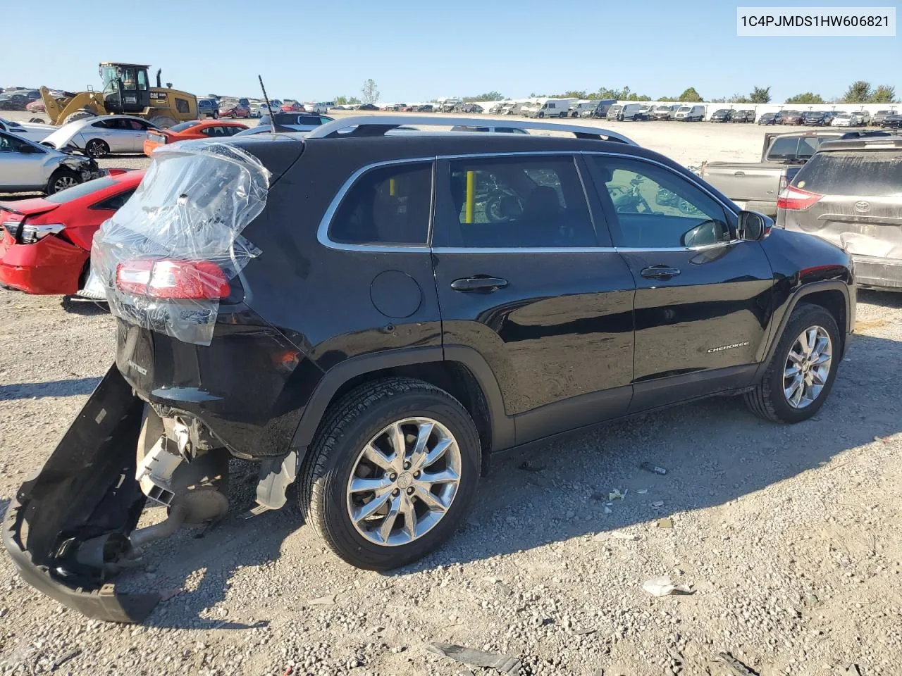 2017 Jeep Cherokee Limited VIN: 1C4PJMDS1HW606821 Lot: 70390634