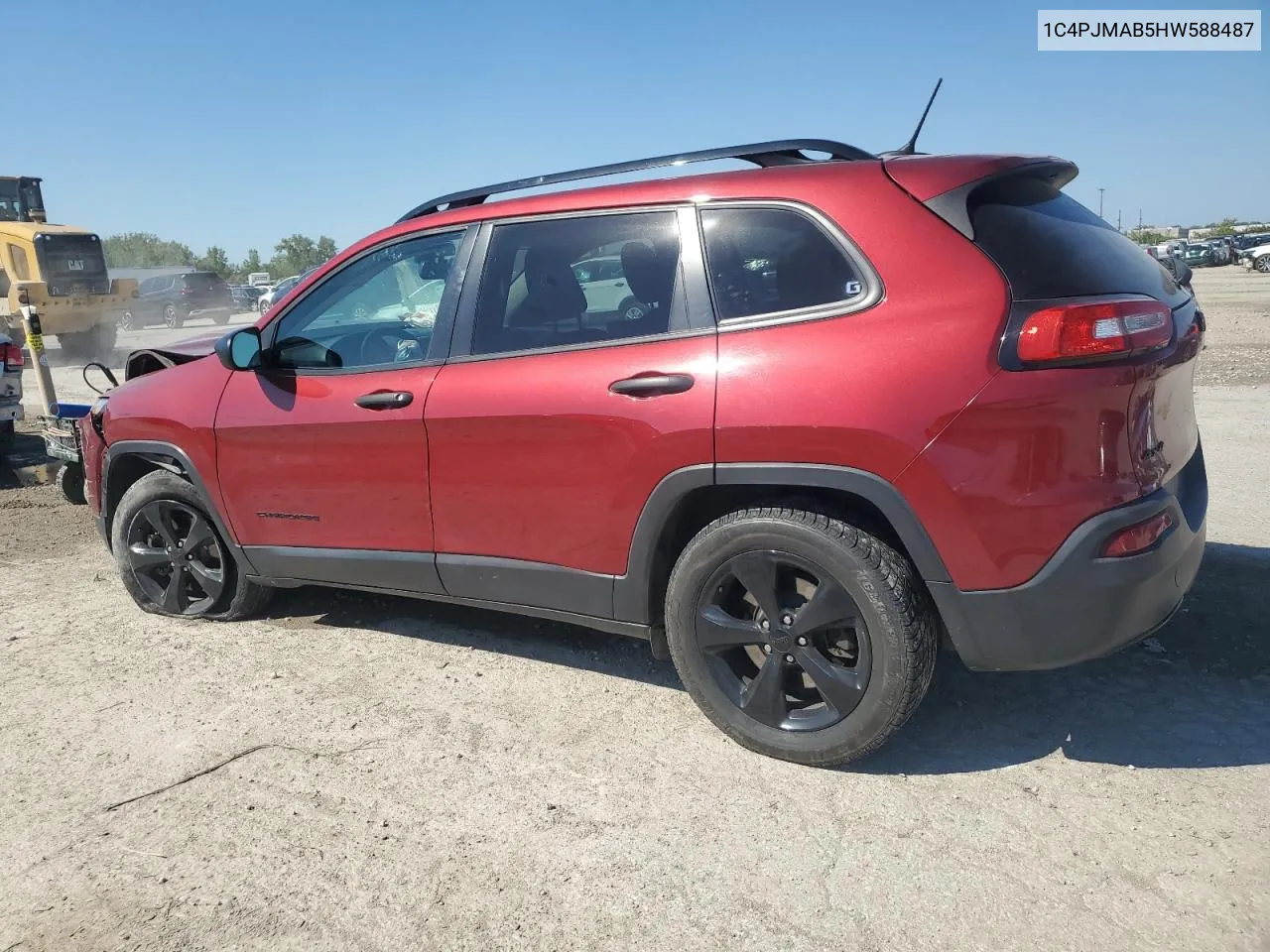 2017 Jeep Cherokee Sport VIN: 1C4PJMAB5HW588487 Lot: 70476614