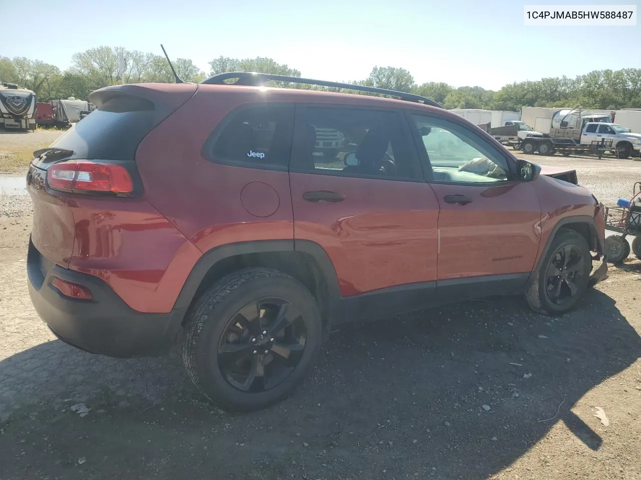 2017 Jeep Cherokee Sport VIN: 1C4PJMAB5HW588487 Lot: 70476614