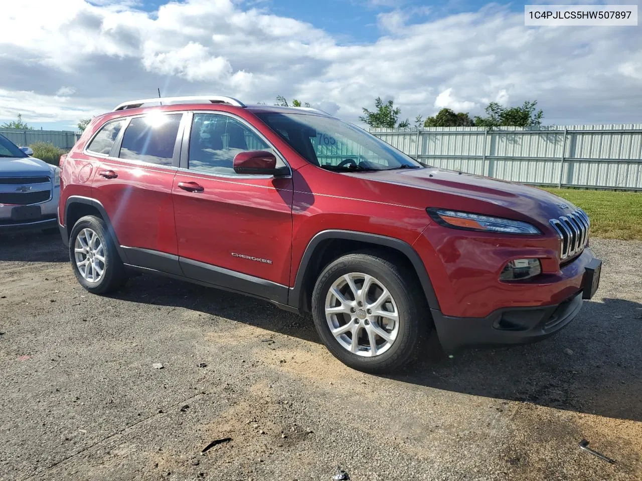 1C4PJLCS5HW507897 2017 Jeep Cherokee Latitude