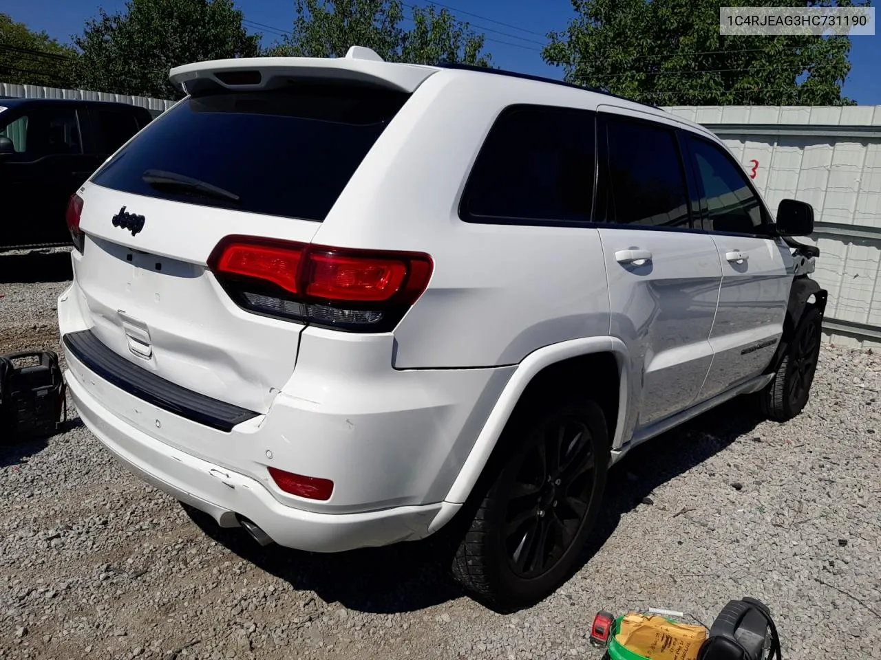 2017 Jeep Grand Cherokee Laredo VIN: 1C4RJEAG3HC731190 Lot: 70493254