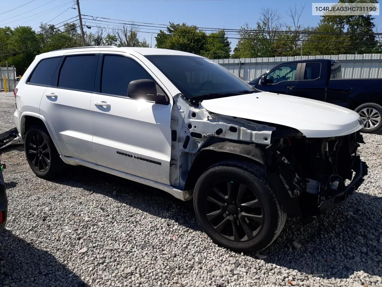 2017 Jeep Grand Cherokee Laredo VIN: 1C4RJEAG3HC731190 Lot: 70493254