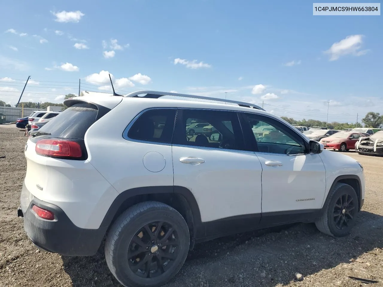 2017 Jeep Cherokee Latitude VIN: 1C4PJMCS9HW663804 Lot: 70679704