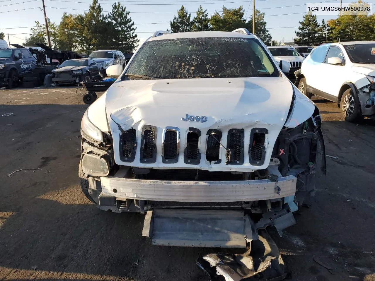 1C4PJMCS6HW500978 2017 Jeep Cherokee Latitude