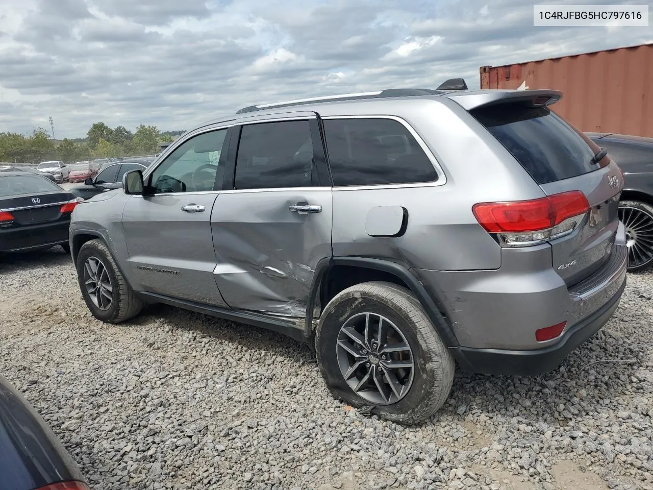 2017 Jeep Grand Cherokee Limited VIN: 1C4RJFBG5HC797616 Lot: 70755264