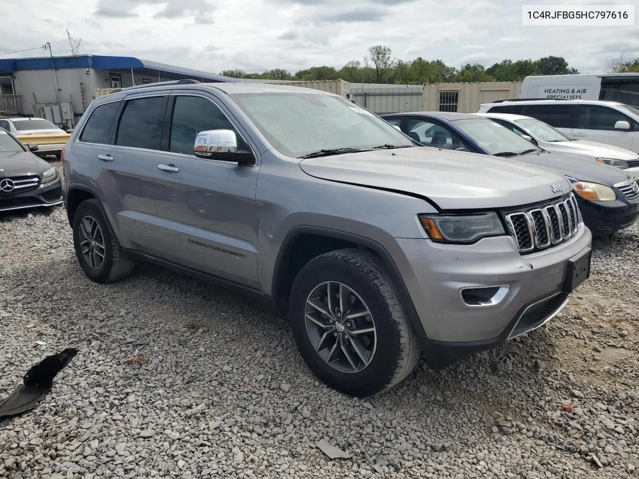 2017 Jeep Grand Cherokee Limited VIN: 1C4RJFBG5HC797616 Lot: 70755264