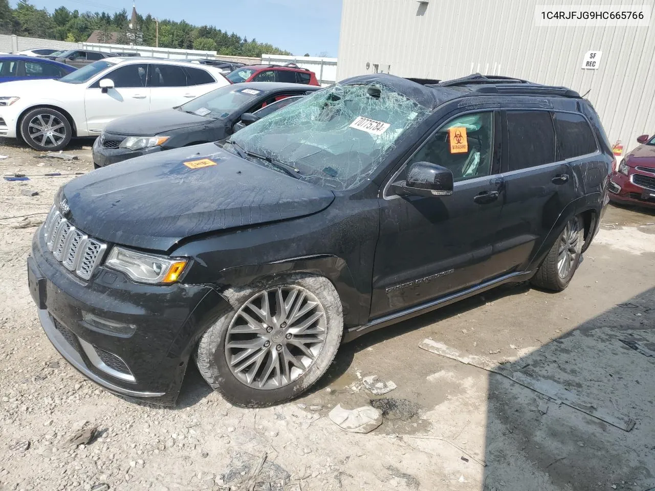 2017 Jeep Grand Cherokee Summit VIN: 1C4RJFJG9HC665766 Lot: 70775784