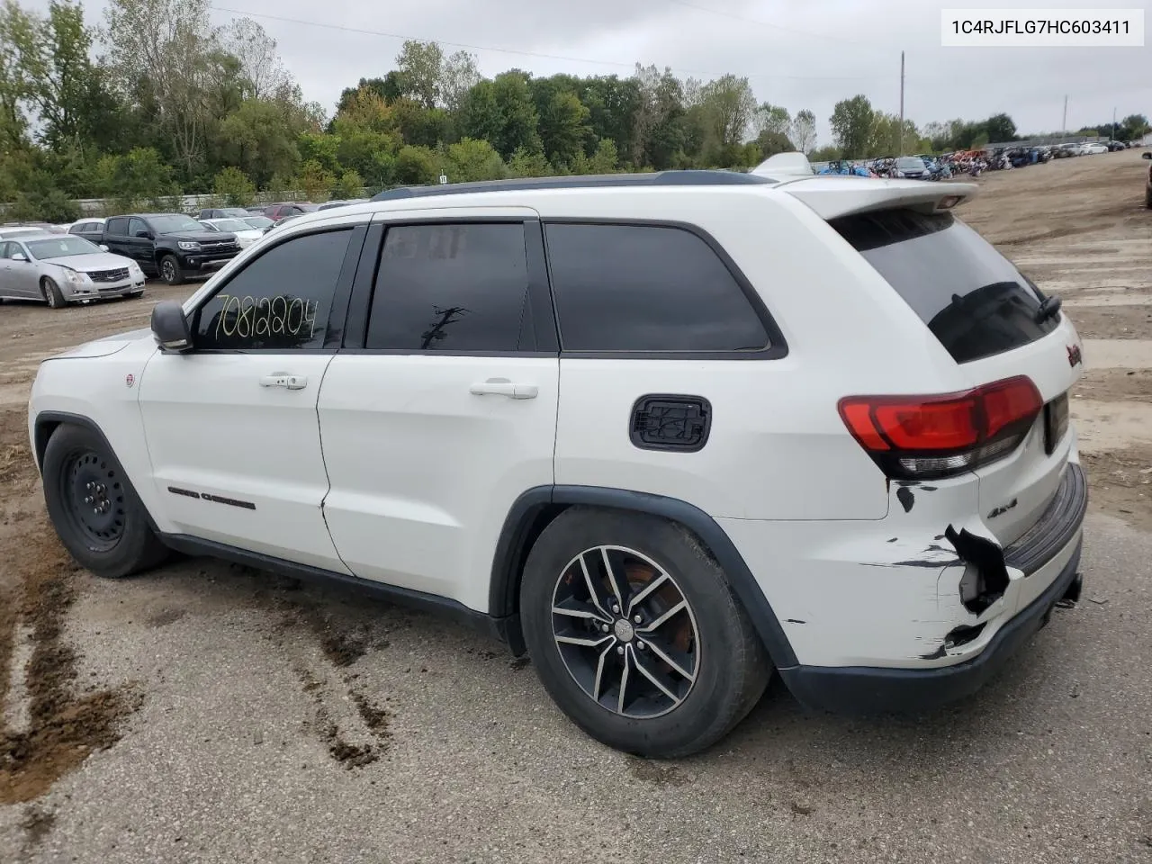 2017 Jeep Grand Cherokee Trailhawk VIN: 1C4RJFLG7HC603411 Lot: 70812204