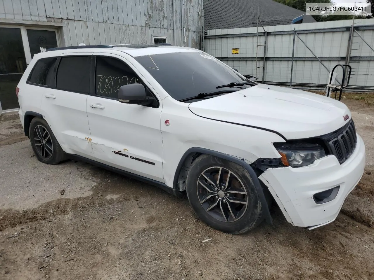 2017 Jeep Grand Cherokee Trailhawk VIN: 1C4RJFLG7HC603411 Lot: 70812204