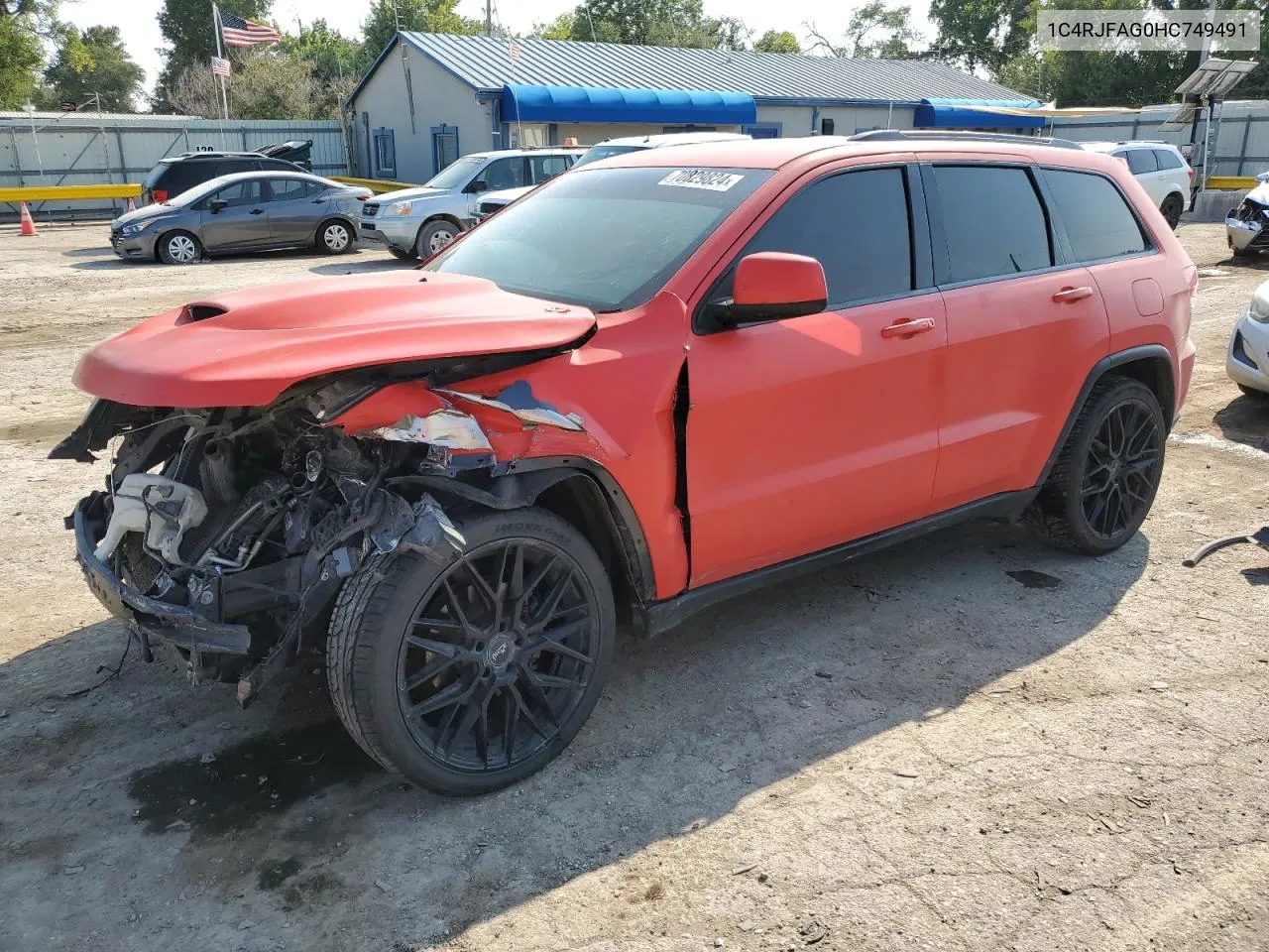 2017 Jeep Grand Cherokee Laredo VIN: 1C4RJFAG0HC749491 Lot: 70829824