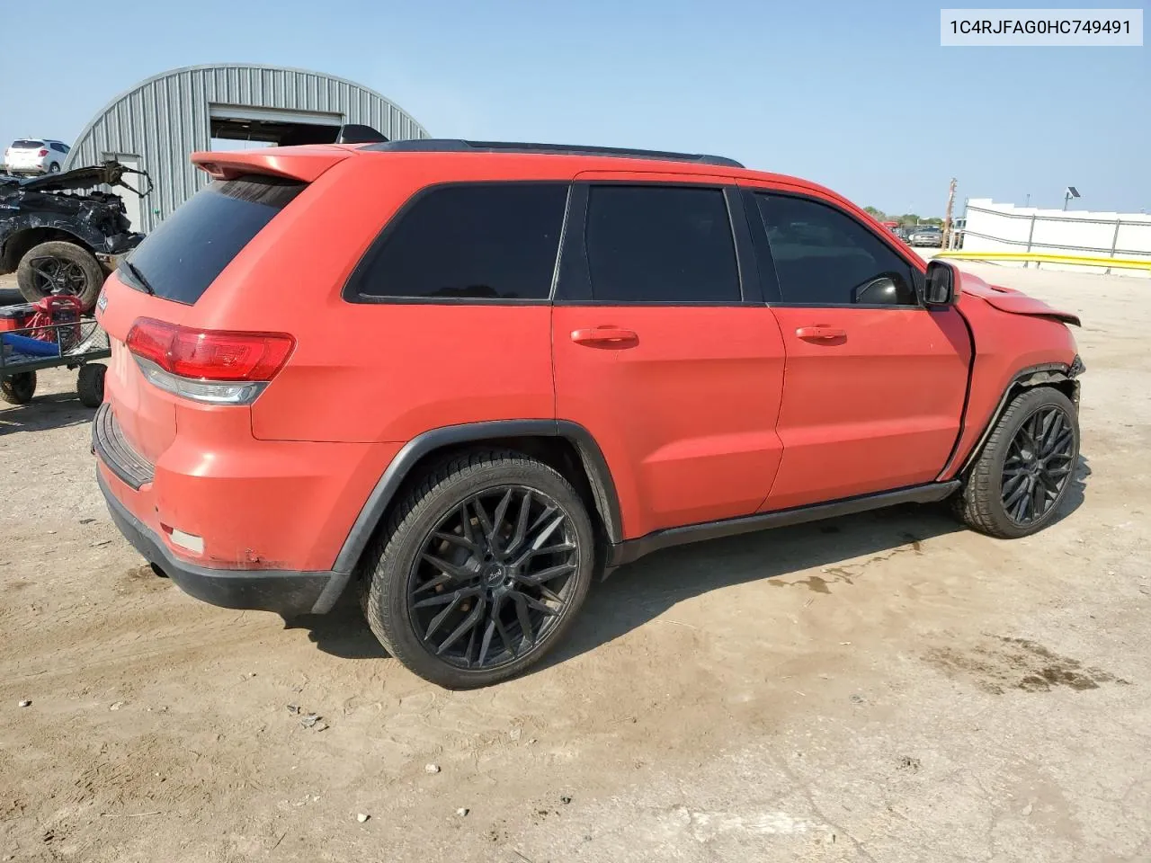 1C4RJFAG0HC749491 2017 Jeep Grand Cherokee Laredo