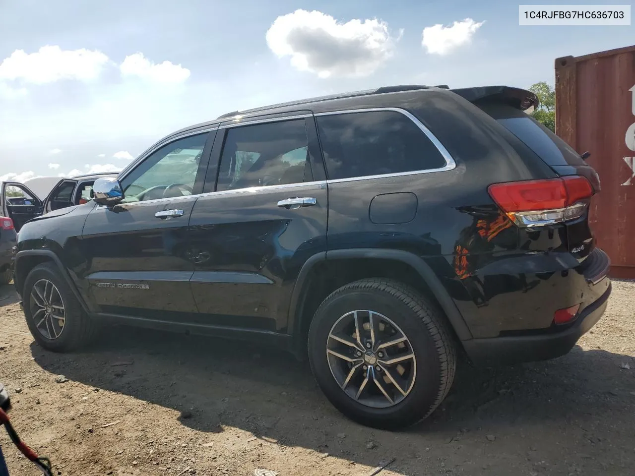 2017 Jeep Grand Cherokee Limited VIN: 1C4RJFBG7HC636703 Lot: 70831334