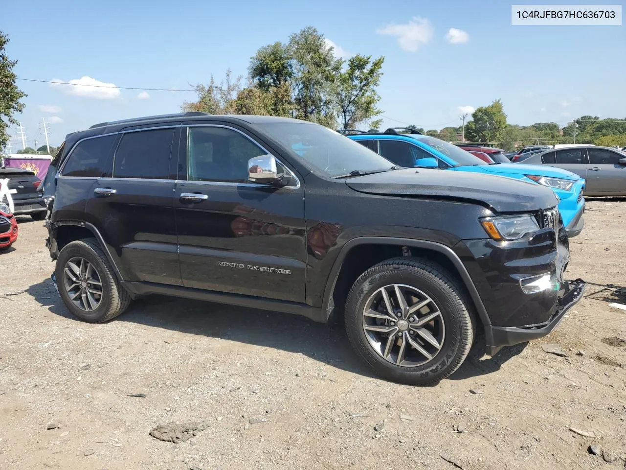 2017 Jeep Grand Cherokee Limited VIN: 1C4RJFBG7HC636703 Lot: 70831334