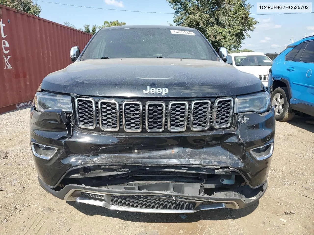 2017 Jeep Grand Cherokee Limited VIN: 1C4RJFBG7HC636703 Lot: 70831334