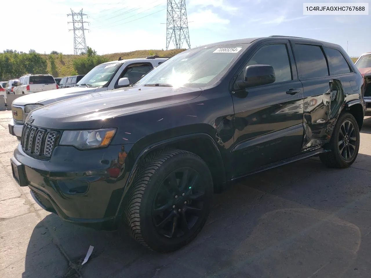 2017 Jeep Grand Cherokee Laredo VIN: 1C4RJFAGXHC767688 Lot: 70865254