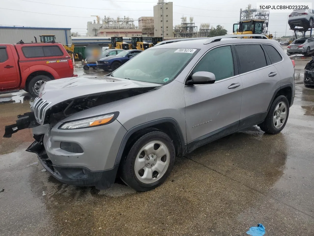 2017 Jeep Cherokee Latitude VIN: 1C4PJLCB8HD233736 Lot: 70876374