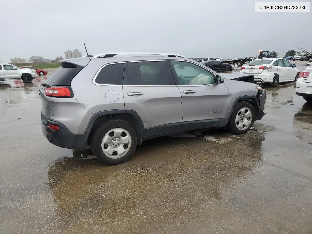 2017 Jeep Cherokee Latitude VIN: 1C4PJLCB8HD233736 Lot: 70876374