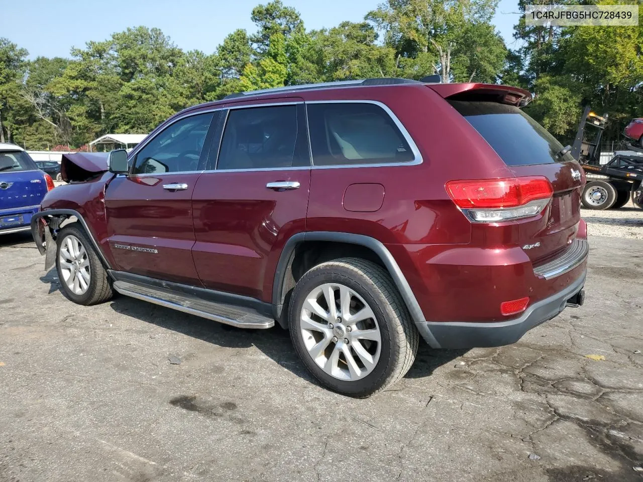 2017 Jeep Grand Cherokee Limited VIN: 1C4RJFBG5HC728439 Lot: 70912114