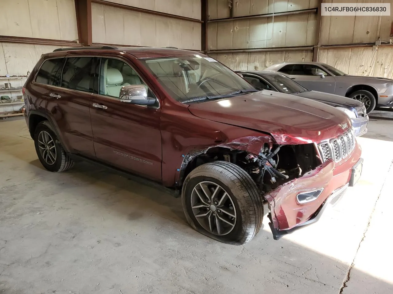 2017 Jeep Grand Cherokee Limited VIN: 1C4RJFBG6HC836830 Lot: 70993844