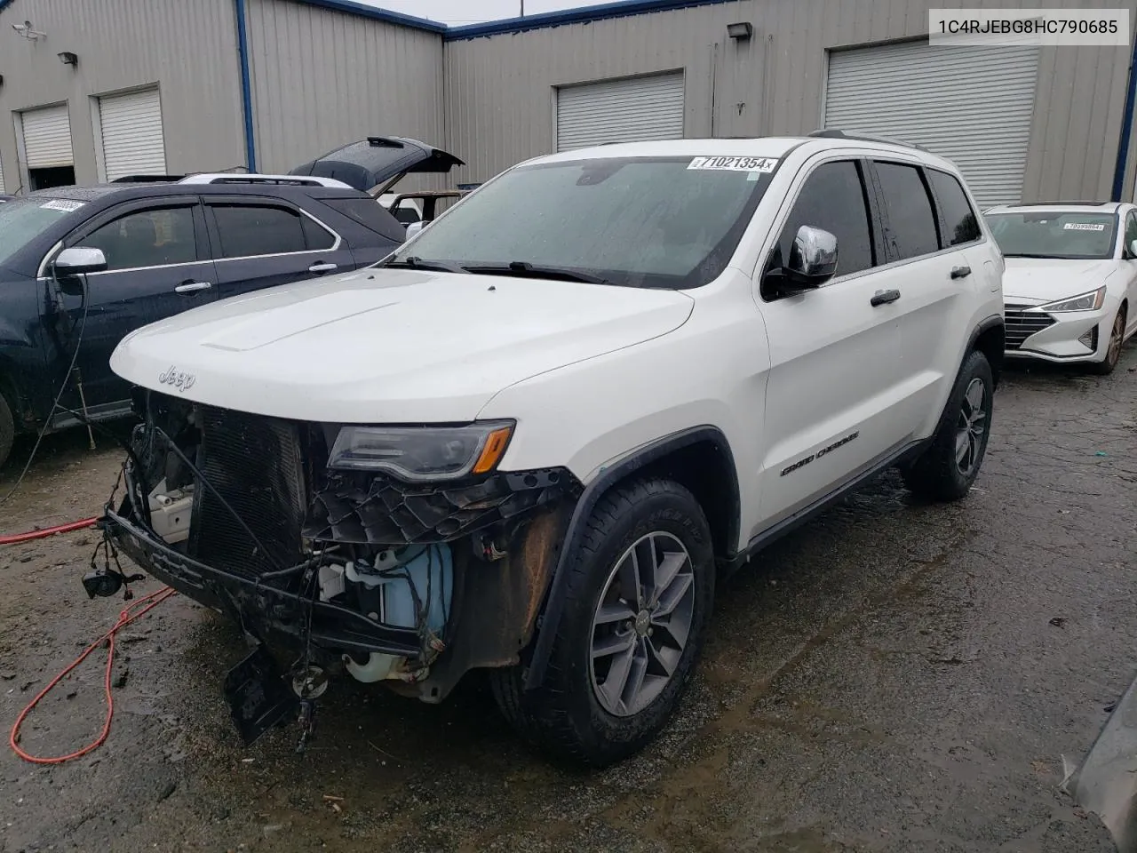 1C4RJEBG8HC790685 2017 Jeep Grand Cherokee Limited